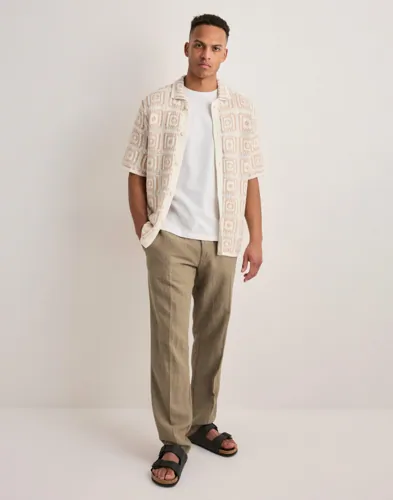 Selected Men SLH196-Straight Leroy Sun Pant Noos Linnebyxor herr – bild 2