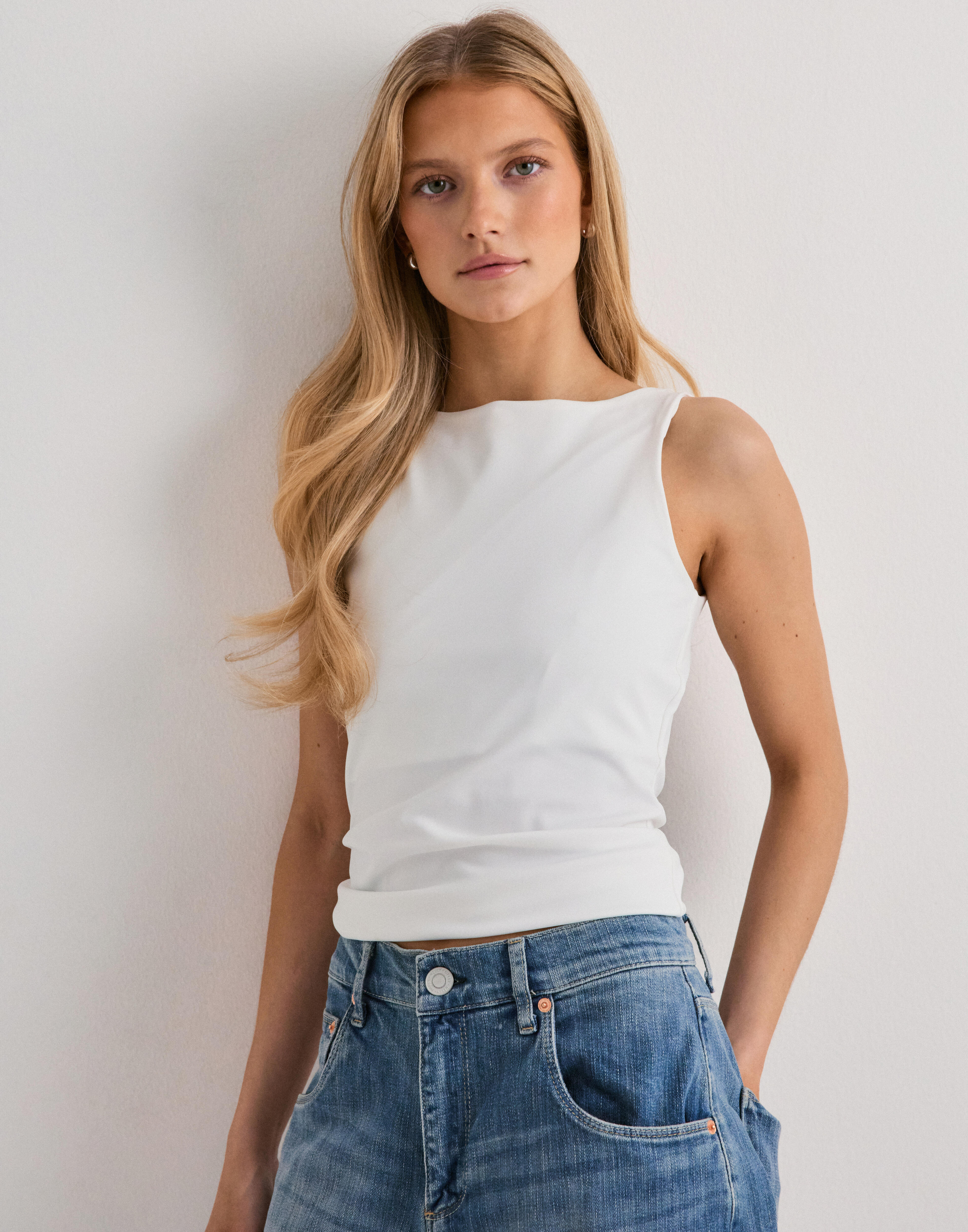 VERO MODA Haut à Col Carré Vmmillion LS Manches Longues - Élégant Et Confortable