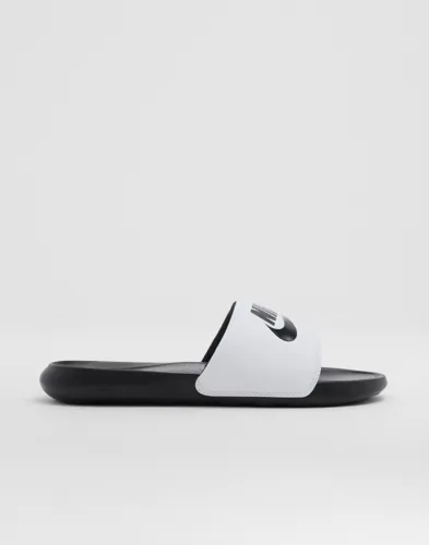 Nike Victori One svarta badtofflor med vadderad fotrem