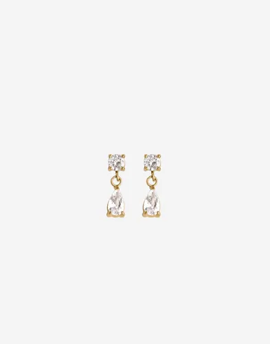 Muli Collection - Kulta - Pear Stud