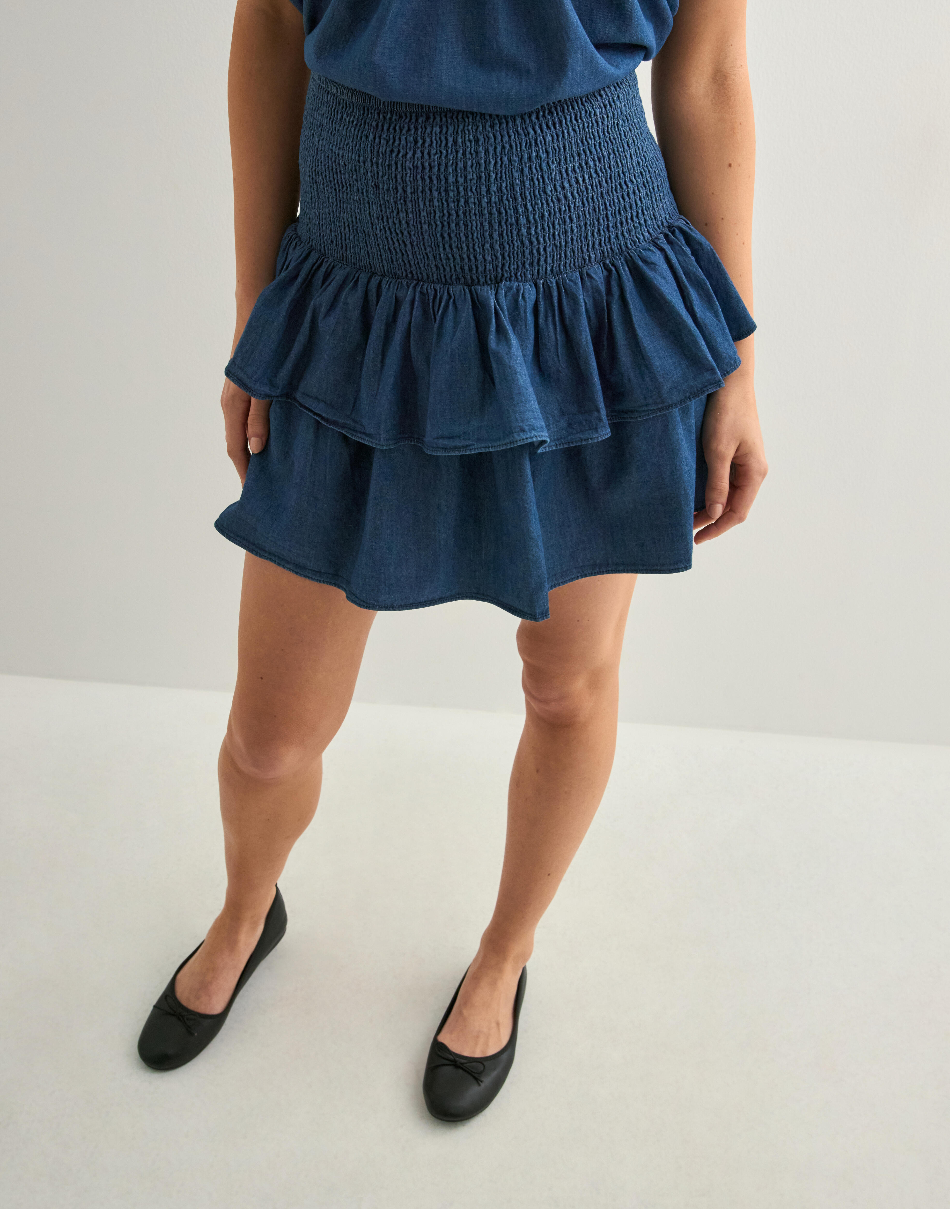 Buy Neo Noir Carin Denim Skirt - Blue | Nelly.com