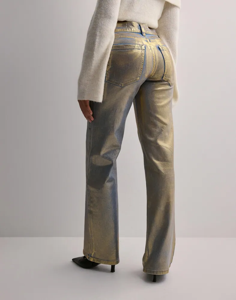 Nelly Loose Golden Jeans dam – bild 2