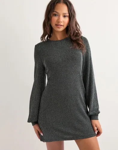 ONLY Onlcarol L/S Glitter Bow Dress Jrs festklänningar dam – bild 2