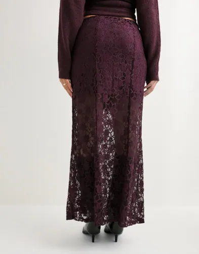 VERO MODA Vmmeta Lace Hw Ankle Skirt Wvn Ga midikjolar dam – bild 3