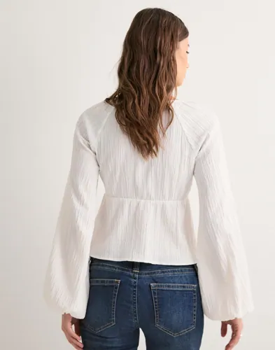 Nelly Structure Blouse blusar dam – bild 3