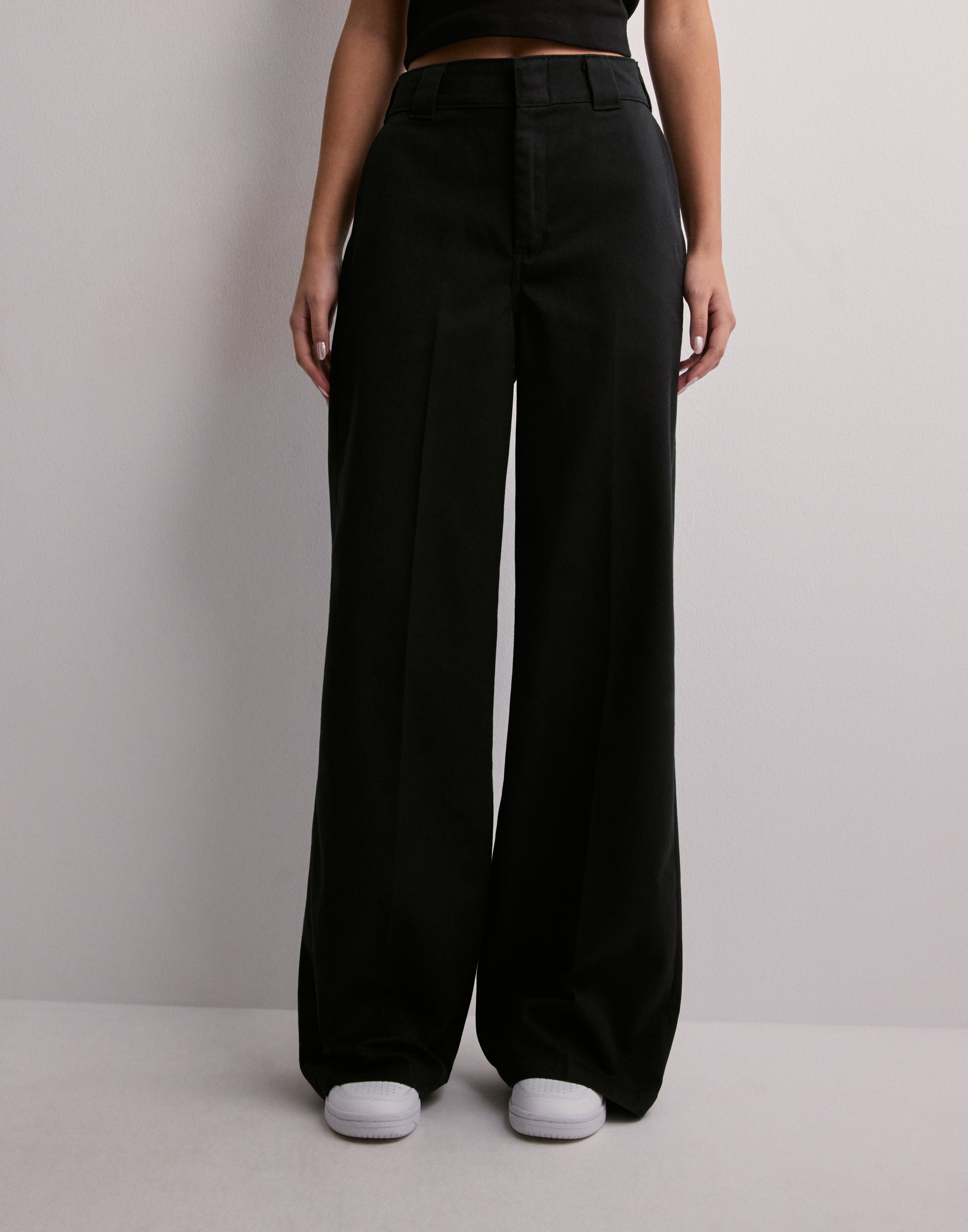 WIDE LEG WORK PANT W