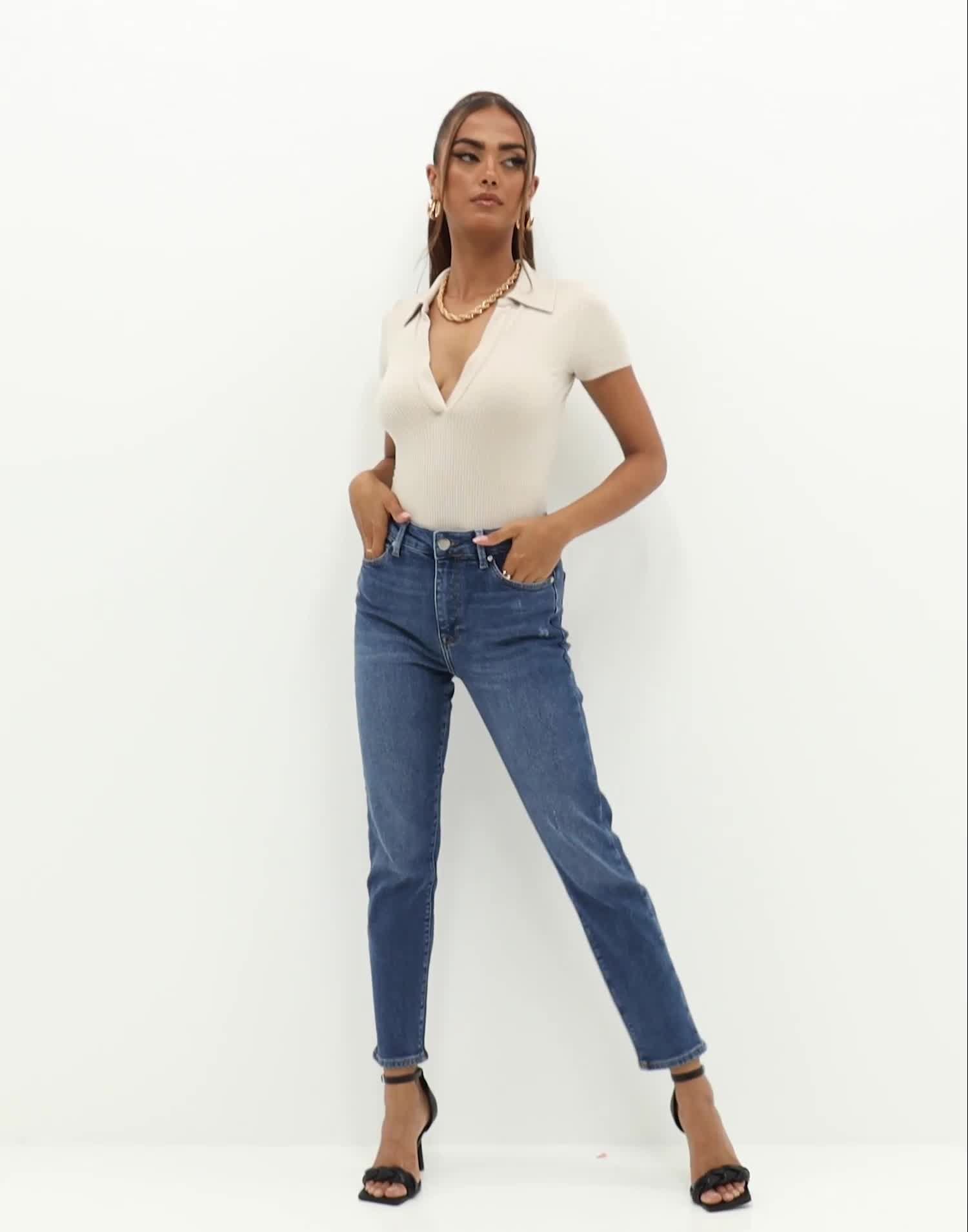 ONLY ONLTROY LIFE CARROT - Relaxed fit jeans - medium blue denim/blauw denim/bluedenim ONLY ONLTROY LIFE CARROT - Relaxed fit jeans - medium blue denim/blauw denim/bluedenim
