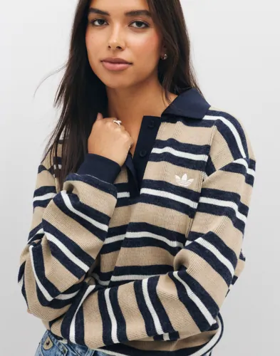 Adidas Originals Striped Polo skjortor dam – bild 3