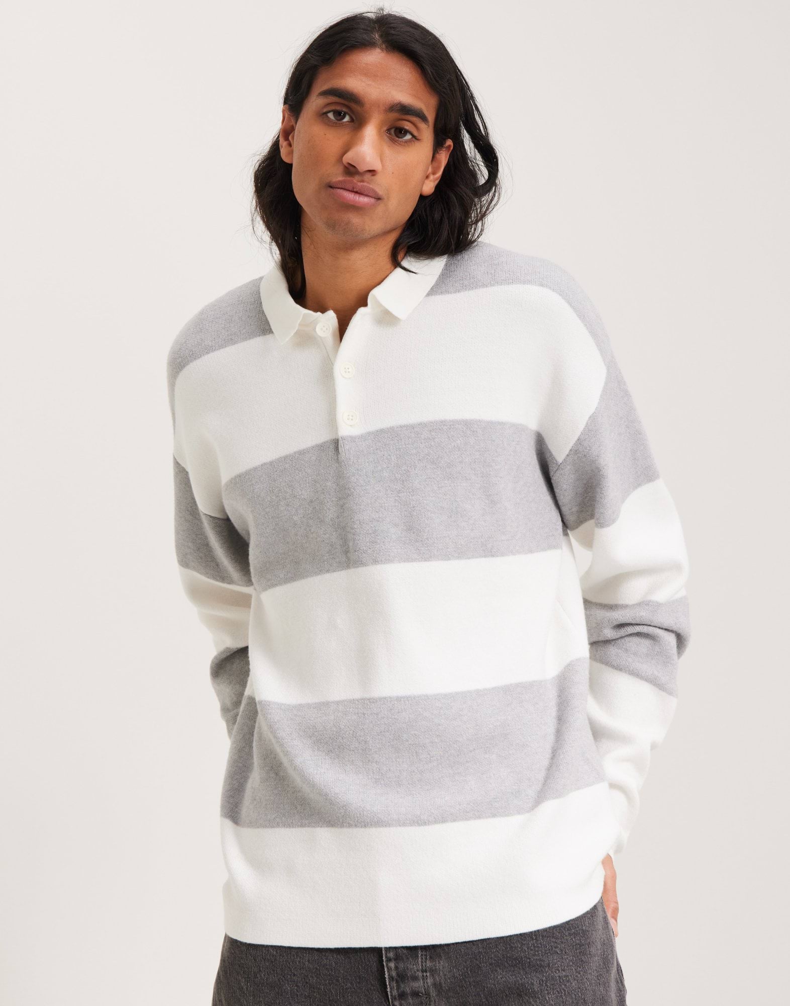 JORMARVIN KNIT LS POLO