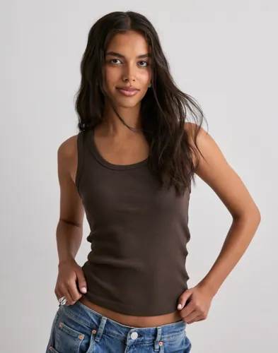 Vero Moda - Brun - Vmchloe Sl Short Tank Top Noos