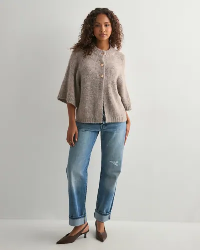 NEO NOIR Benuta Fluffy Knit Cardigan dam – bild 2