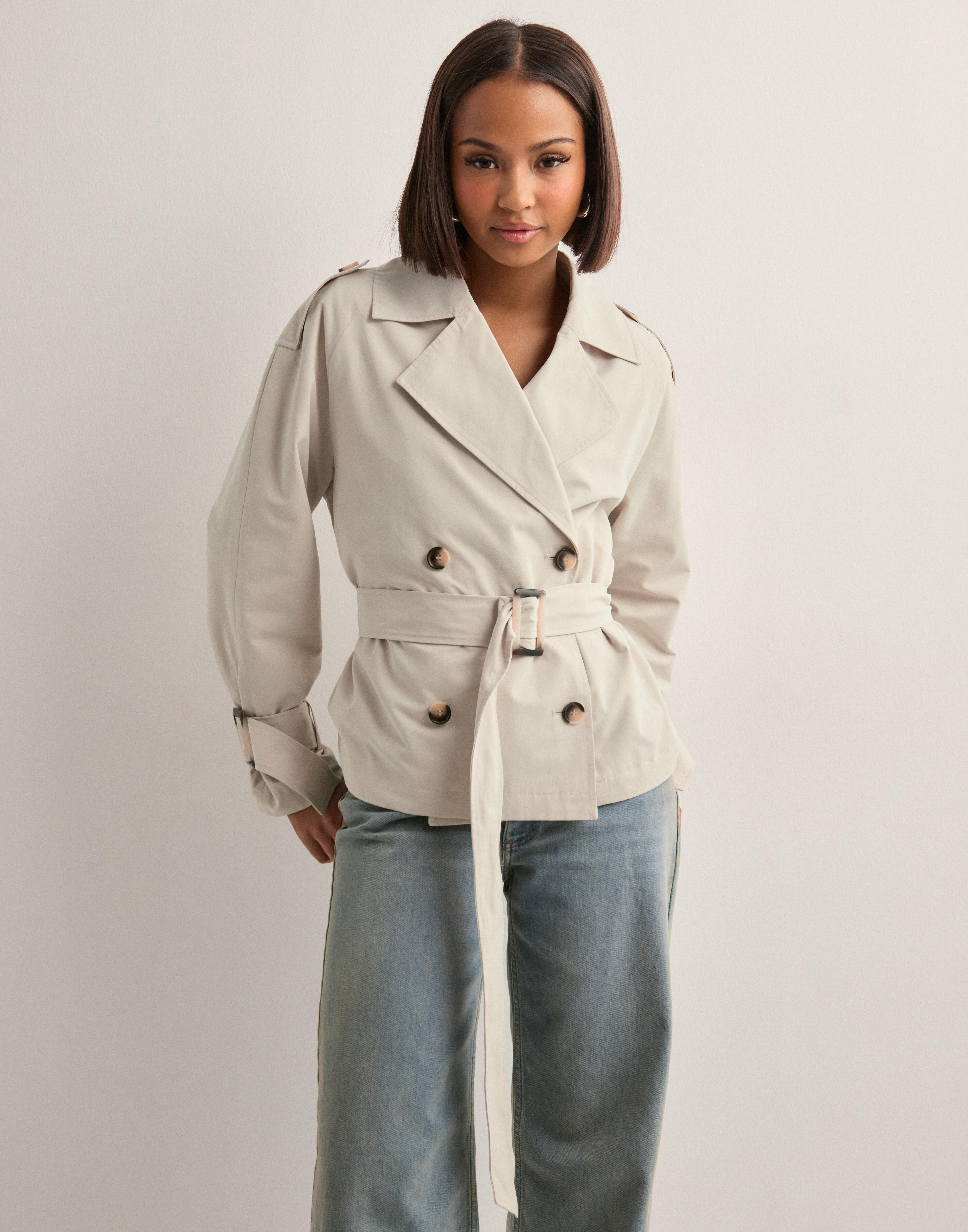 ジャケット・アウター CLANE SHORT TRENCH COAT 71Yk+ttw-6L._AC_SY350_QL65_.jpg