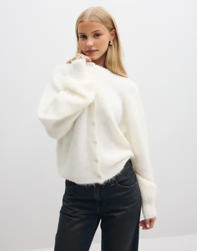 Nelly - Hvid - Premium Knit Cardigan