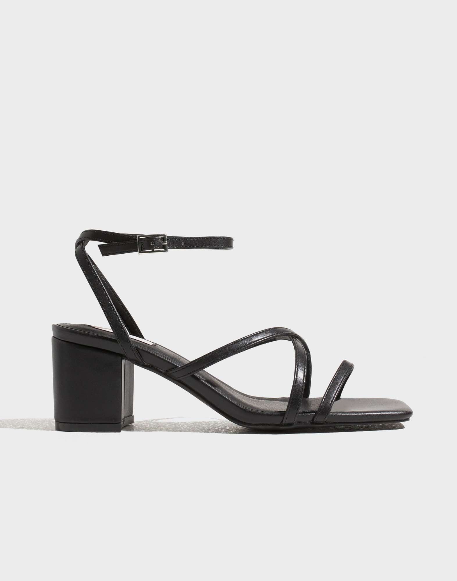 Strappy Low Block Heel