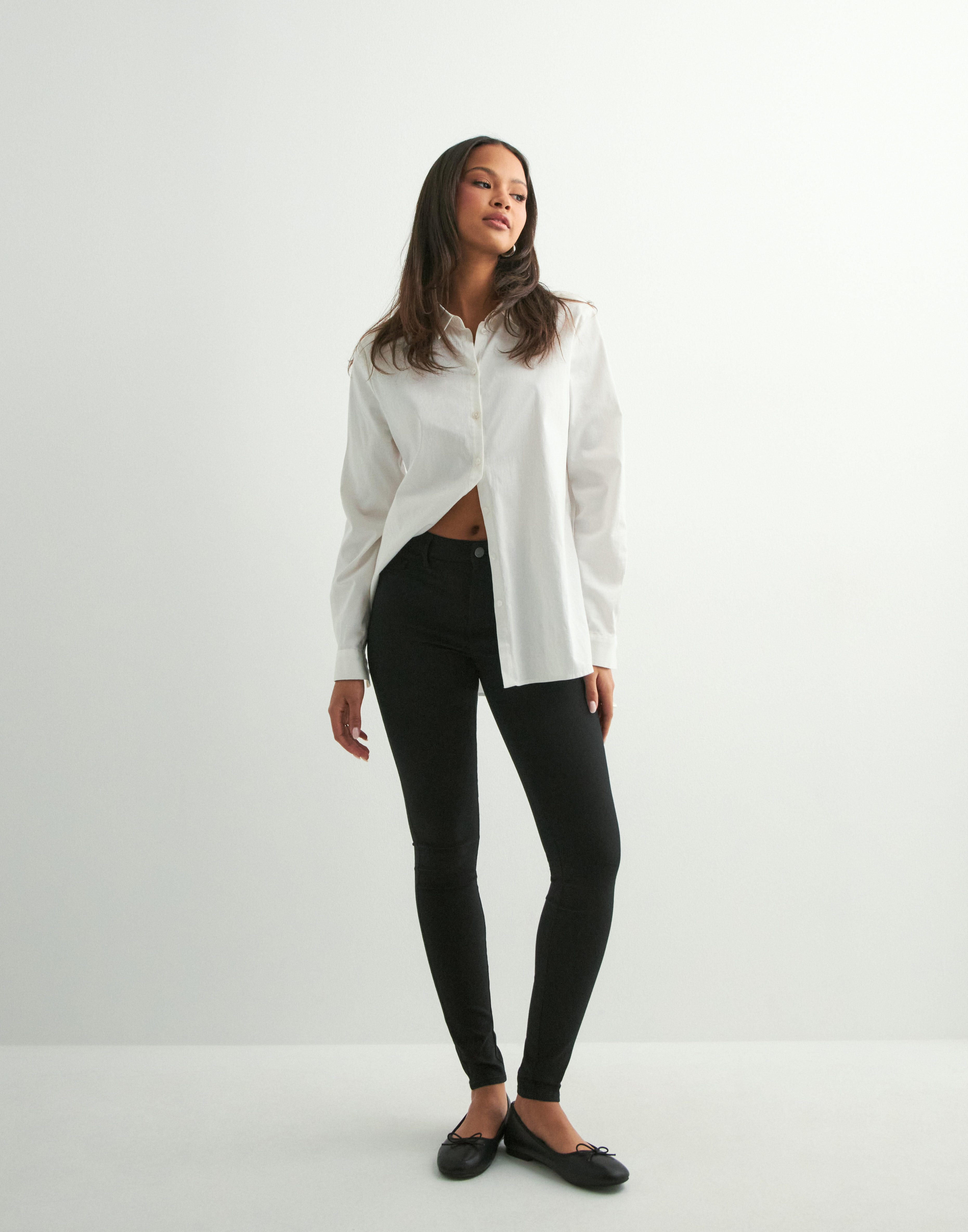 PIECES Jeggings PCSKIN TM - Jegging Taille Mi-Haute Femme