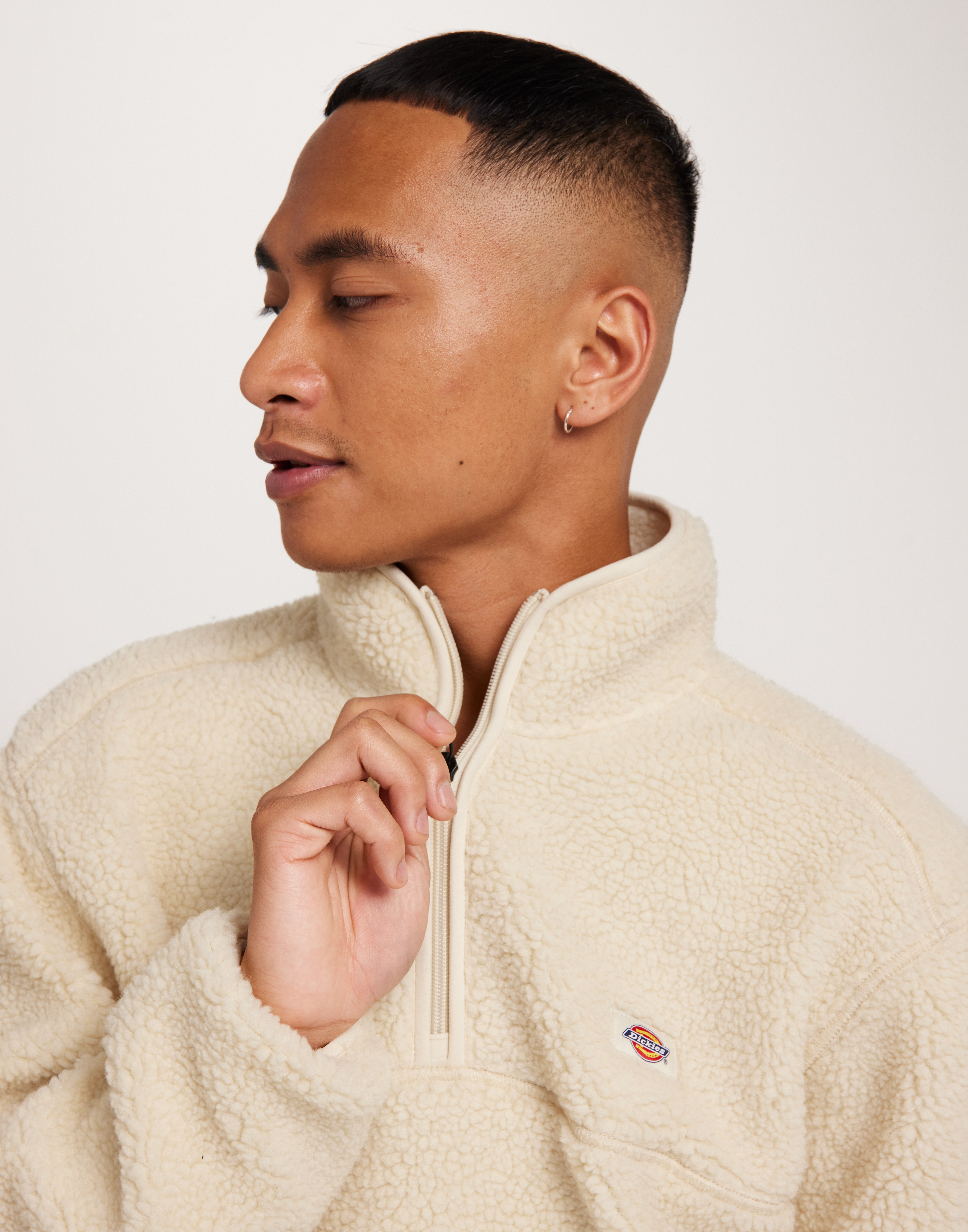 Buy Dickies MOUNT HOPE QUARTER ZIP - Whitecap Gray | NLYMAN