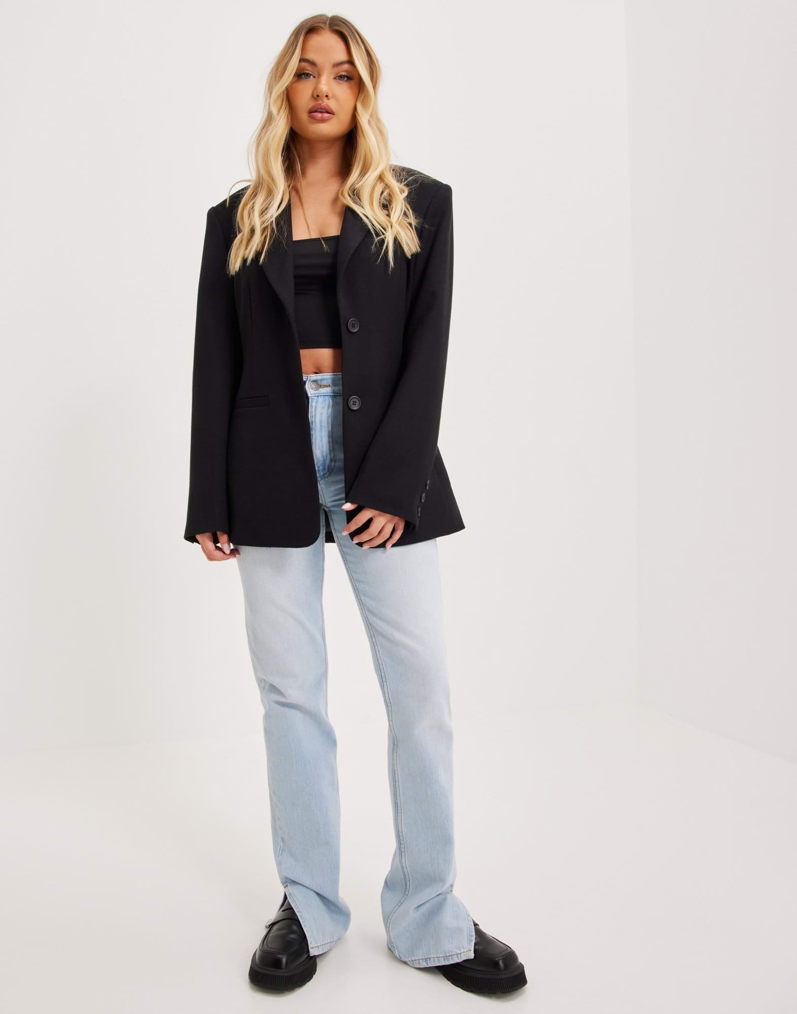 Everyday Wide Shoulder Blazer