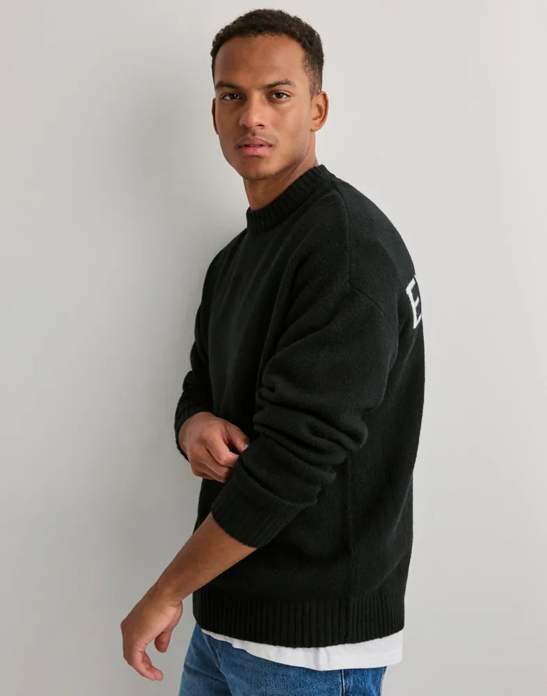 ONLY & SONS Onspage Rlx Ls Crew Knit Xt Sweatshirts stickade tröjor herr – bild 2