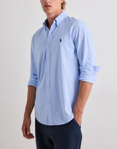 Blå skjorta från Polo Ralph Lauren i luftigt mesh-material