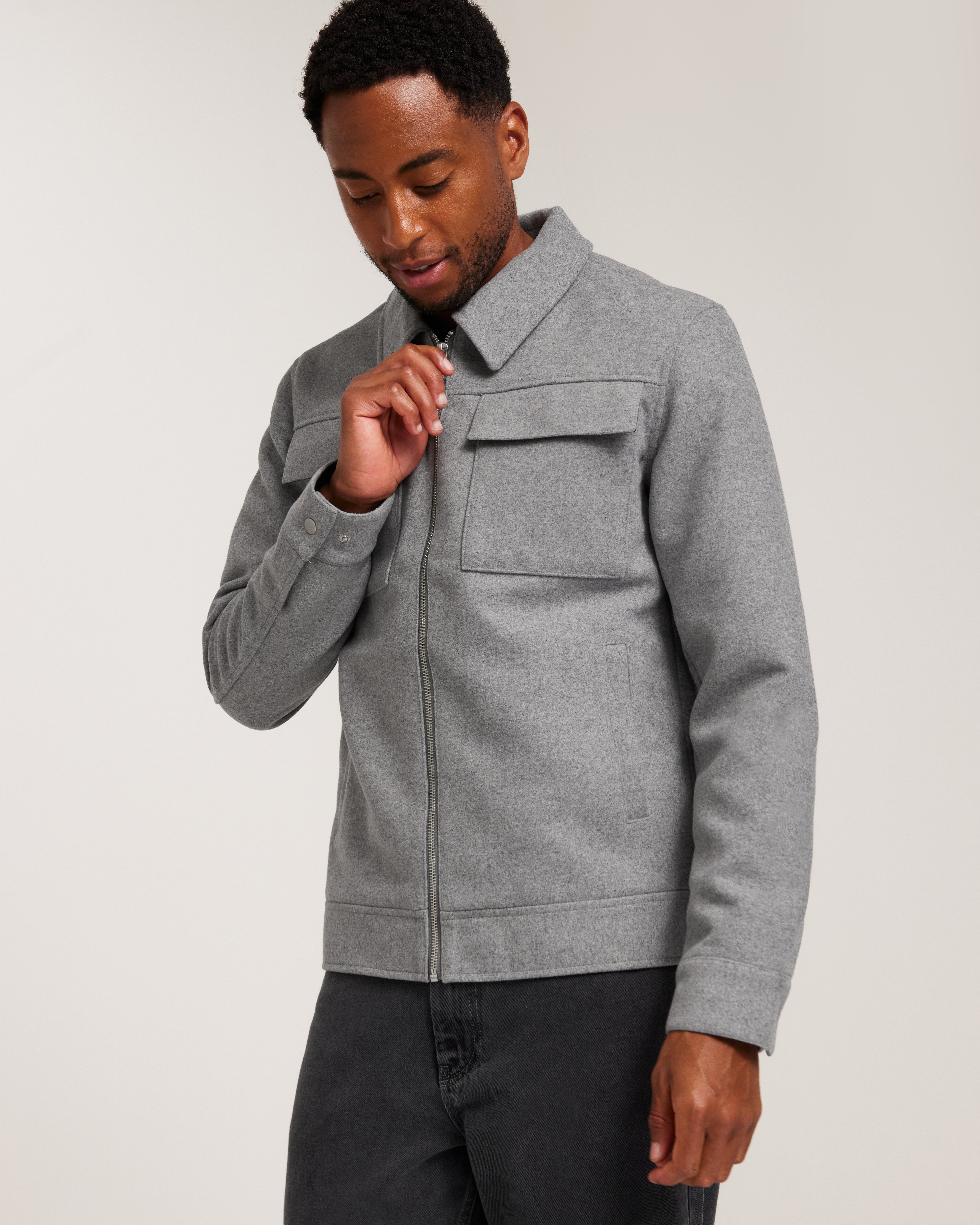 Light wool jacket hotsell