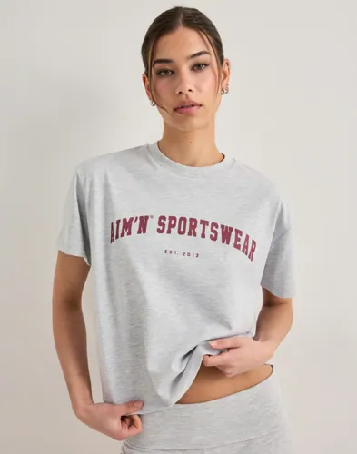Aim'n - Grå - Varsity Boxy T-shirt