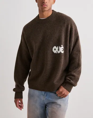 Que Sera Sera Jake Jaquard Knit Stickade tröjor