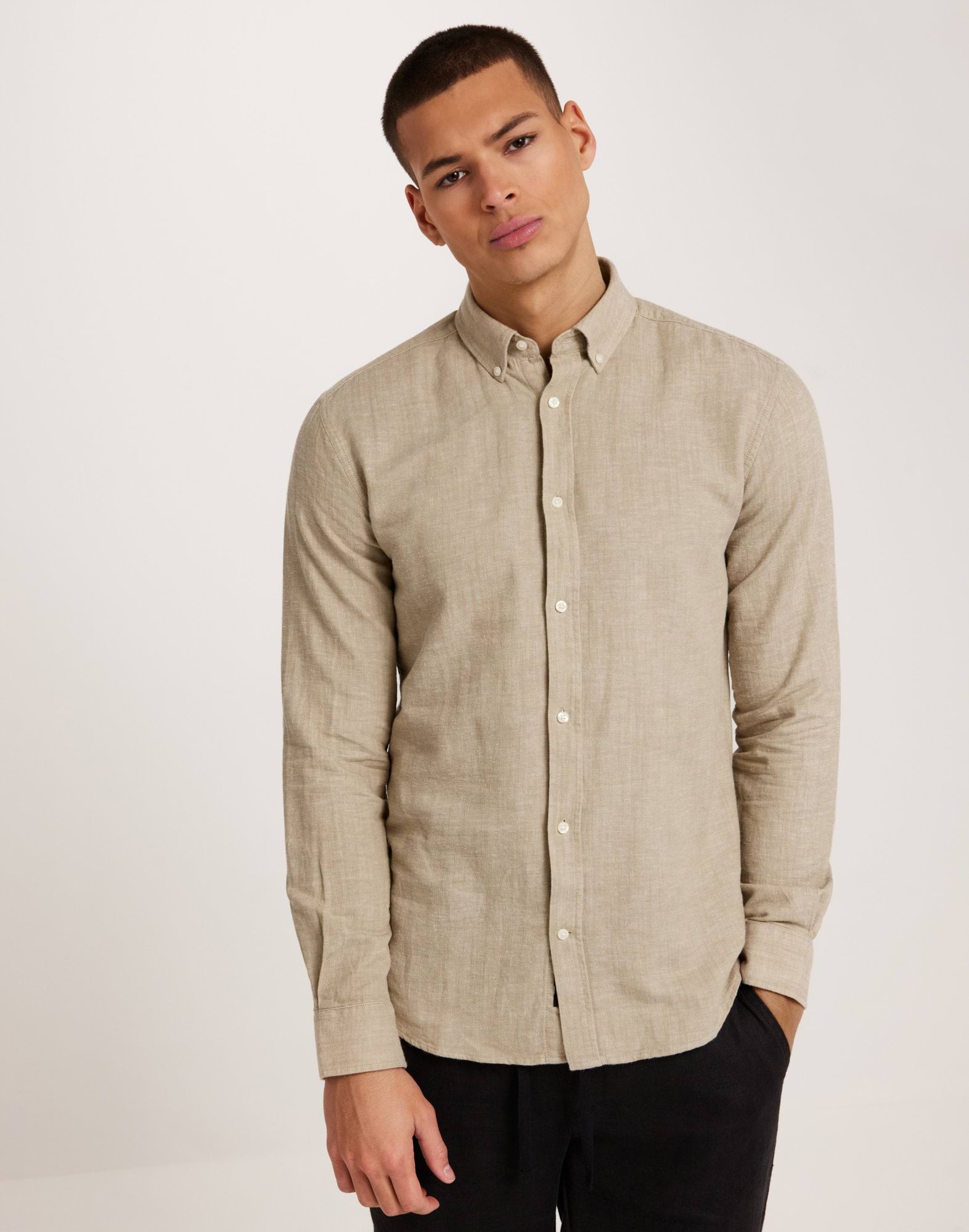 ONSARLO LS HRB LINEN SHIRT