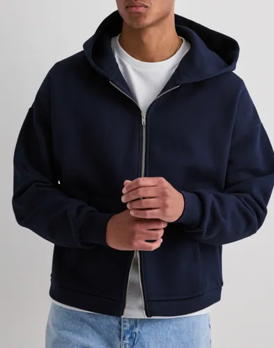Que Sera Sera Cozy Zip Hoodie 2.0 Hoodies med dragkedja Blå