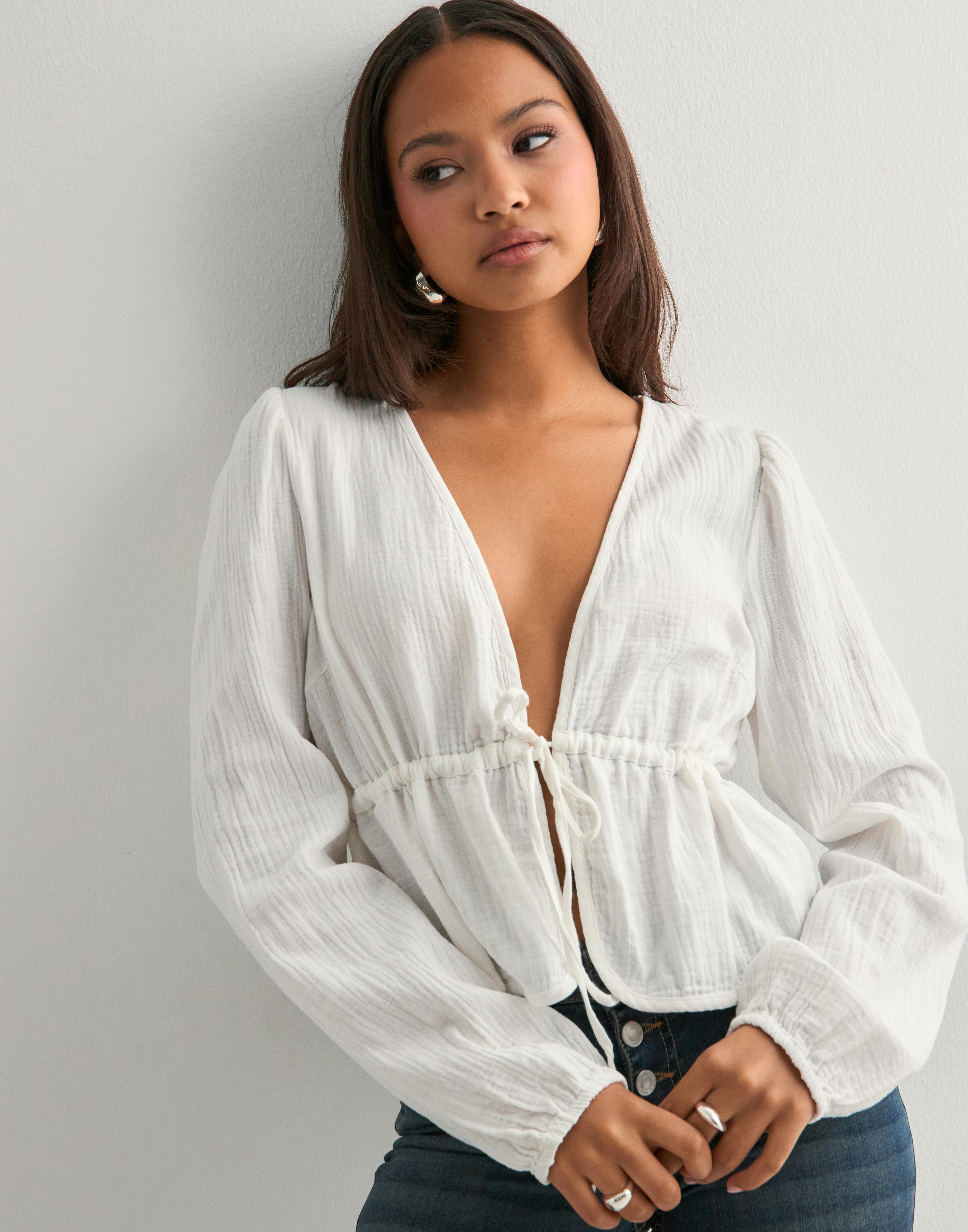 【海外限定】GinaBacconi ドレス☆Natural Krista V-Neck Twist 海外限定】GinaBacconi ドレス☆Natural Krista V-Neck Twist