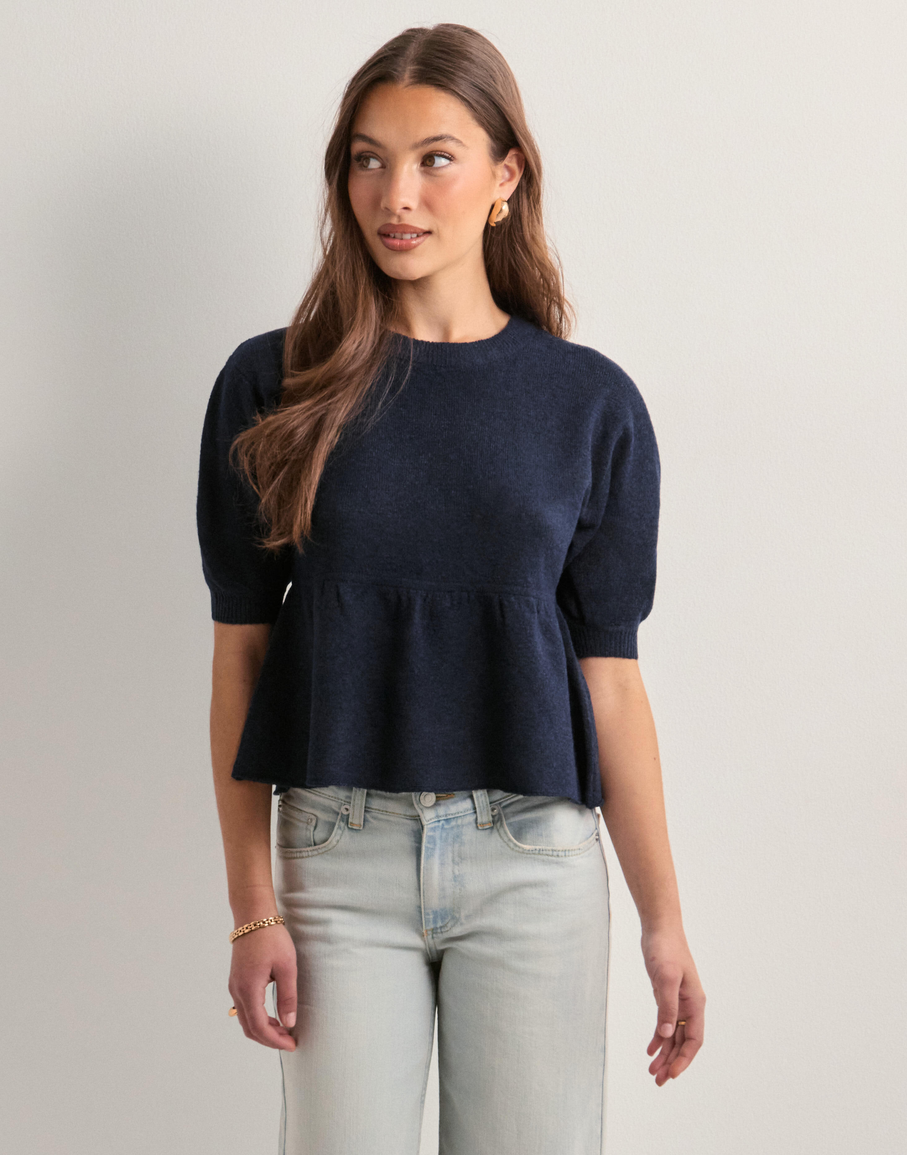 peplum knit