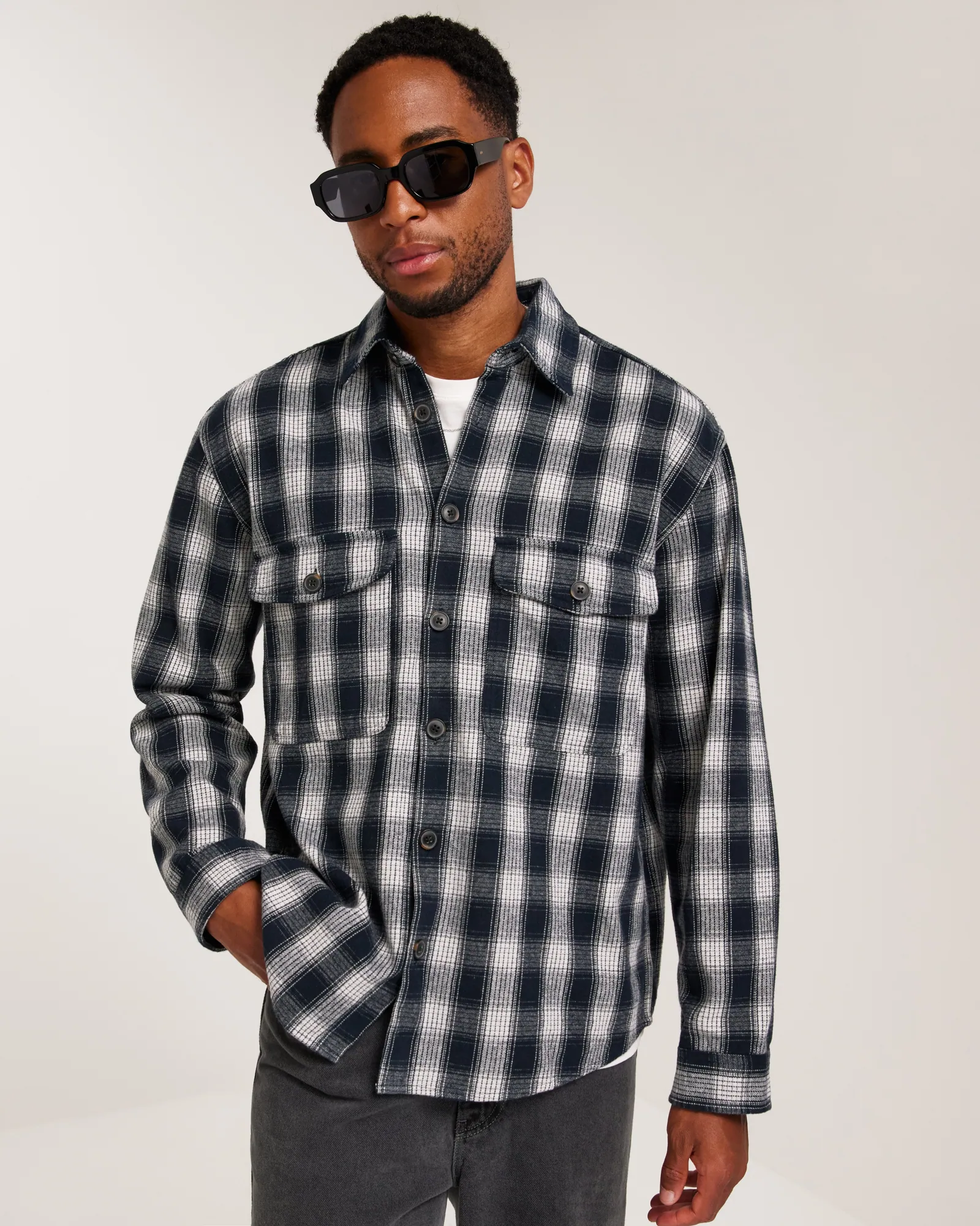 SLHLOOSEMASON-FLANNEL OVERSHIRT NOO