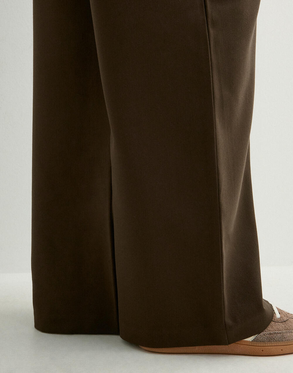 Buy Pieces PCKAMIL HW WIDE PANT NOOS BC - Hot Fudge | Nelly.com
