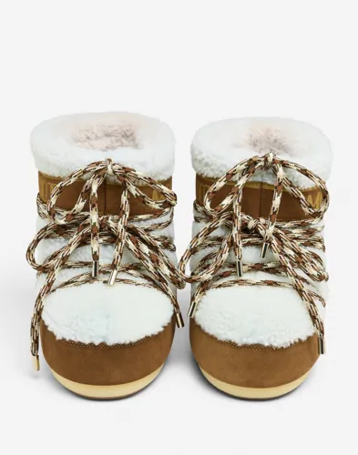 MOON BOOT Mb Icon Low Shearling teddy boots dam – bild 2