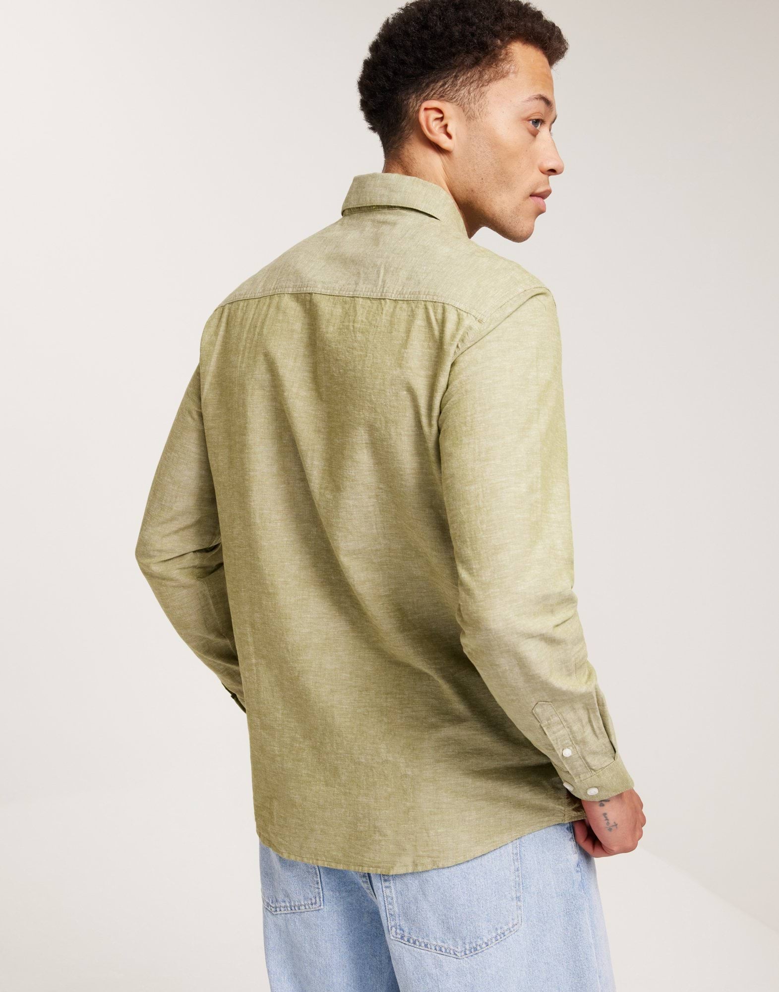 SLHREGNEW-LINEN SHIRT LS CLASSIC