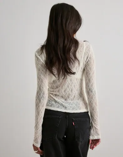 VERO MODA Awtessy Ls O-Neck Lace Top Noos långärmade t-shirt dam – bild 3