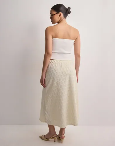 OBJECT - Beige - Objfeodora Midi Skirt Div