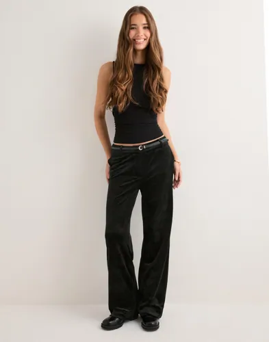 Only - Sort - Onlkayle-Elsy Straight Velvet Pant