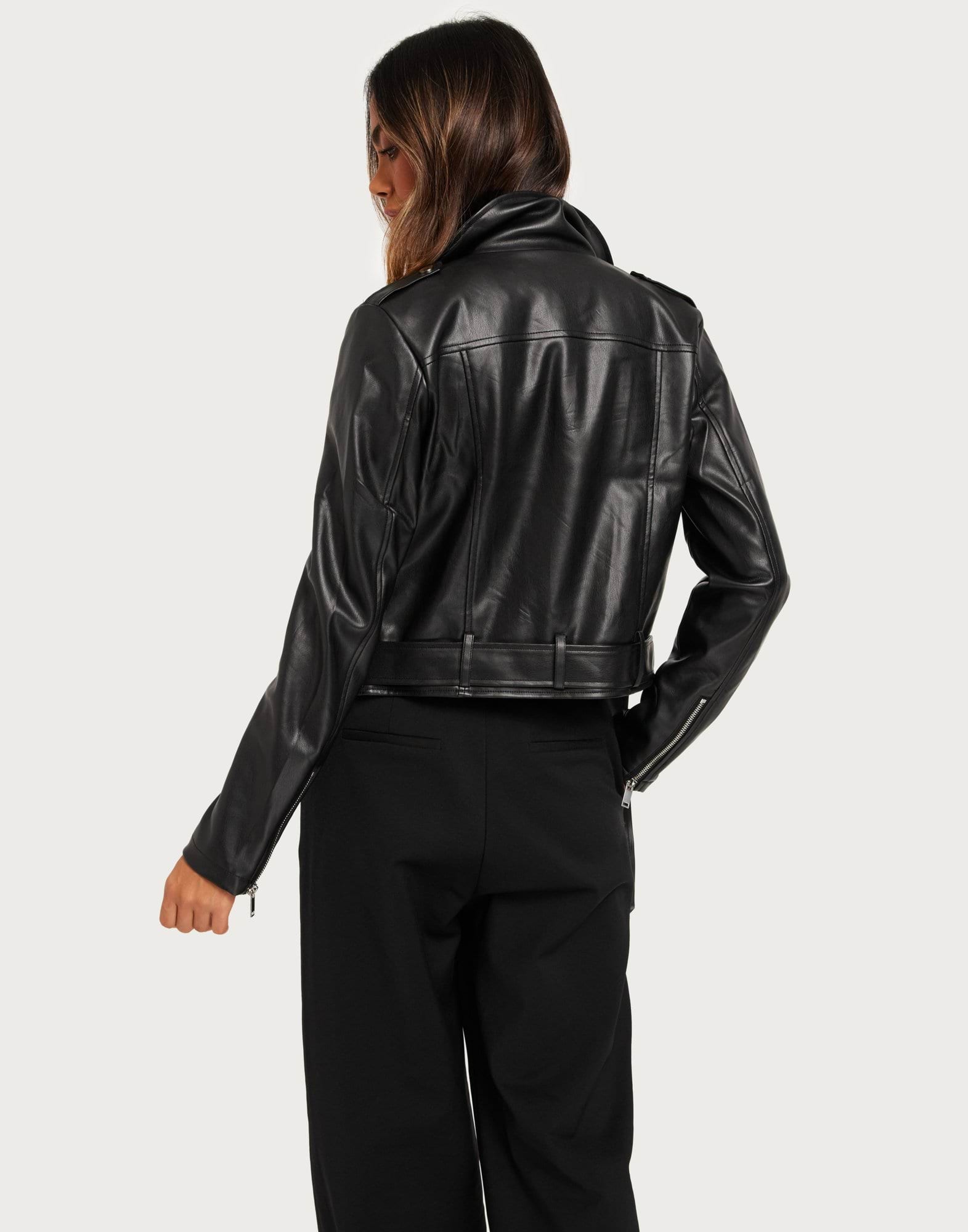 Classic PU Biker Jacket