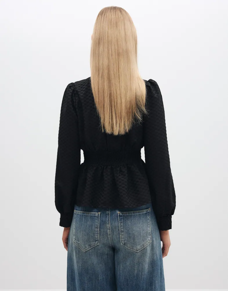 VERO MODA Vmaugusta Ls Button Top Wvn skjortor & blusar dam – bild 3