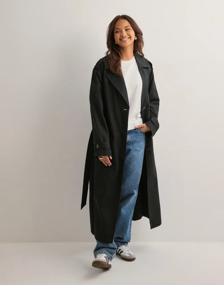 ONLY Onlline X-Long Trenchcoat kappor & rockar dam – bild 6