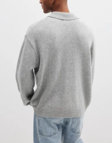Woodbird Wbkang 1/2 ZIP POLO Zip Polo Långärmad piké pikéer herr – bild 3