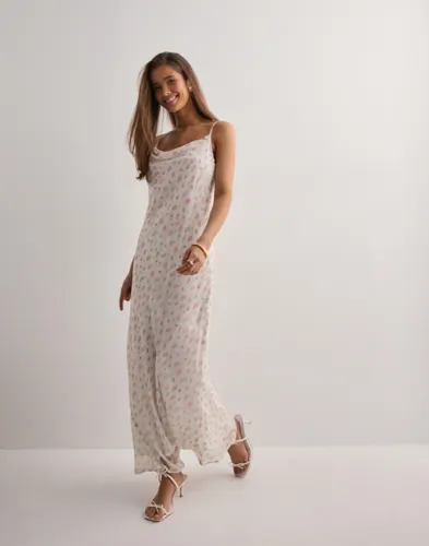 Vero Moda - Blomstret - Vmsmilla Sl 7/8 Waterfall Dress Wvn