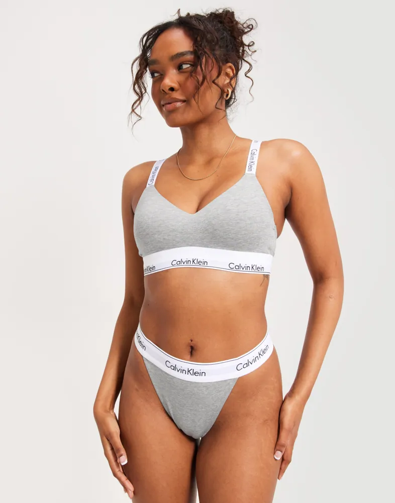 Bralette Calvin Klein Grey Underwear LGHT LINED BRALETTE - Main Image