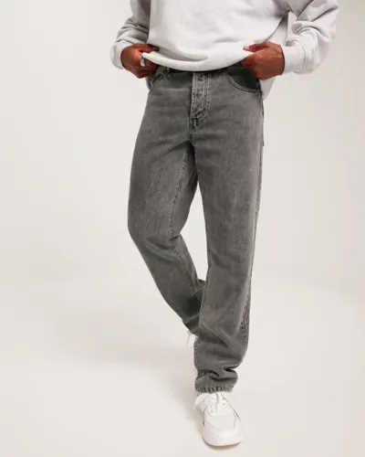 Only & Sons Edge raka jeans i grå denim