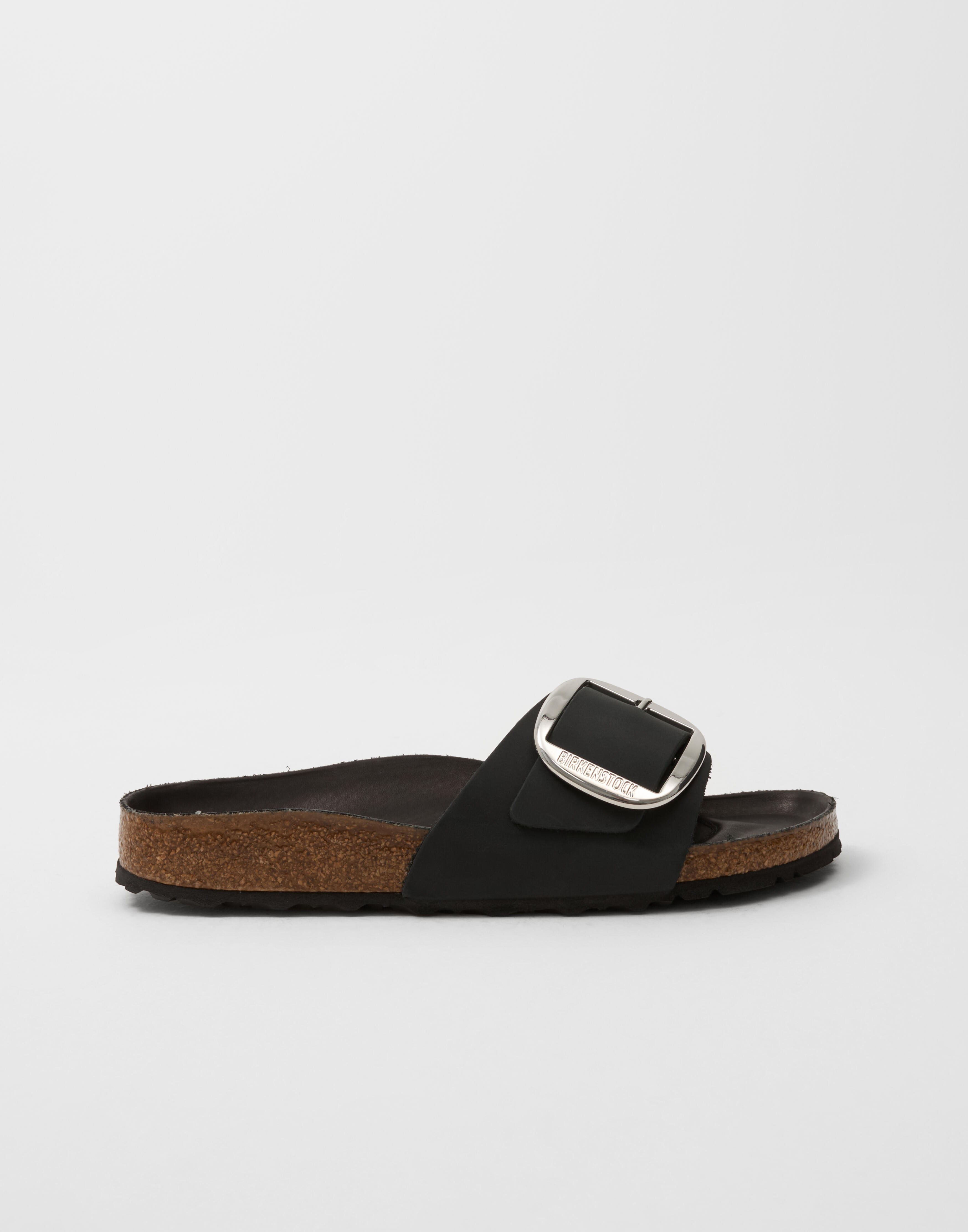 Buy Birkenstock Madrid Big Buckle - Black | Nelly.com