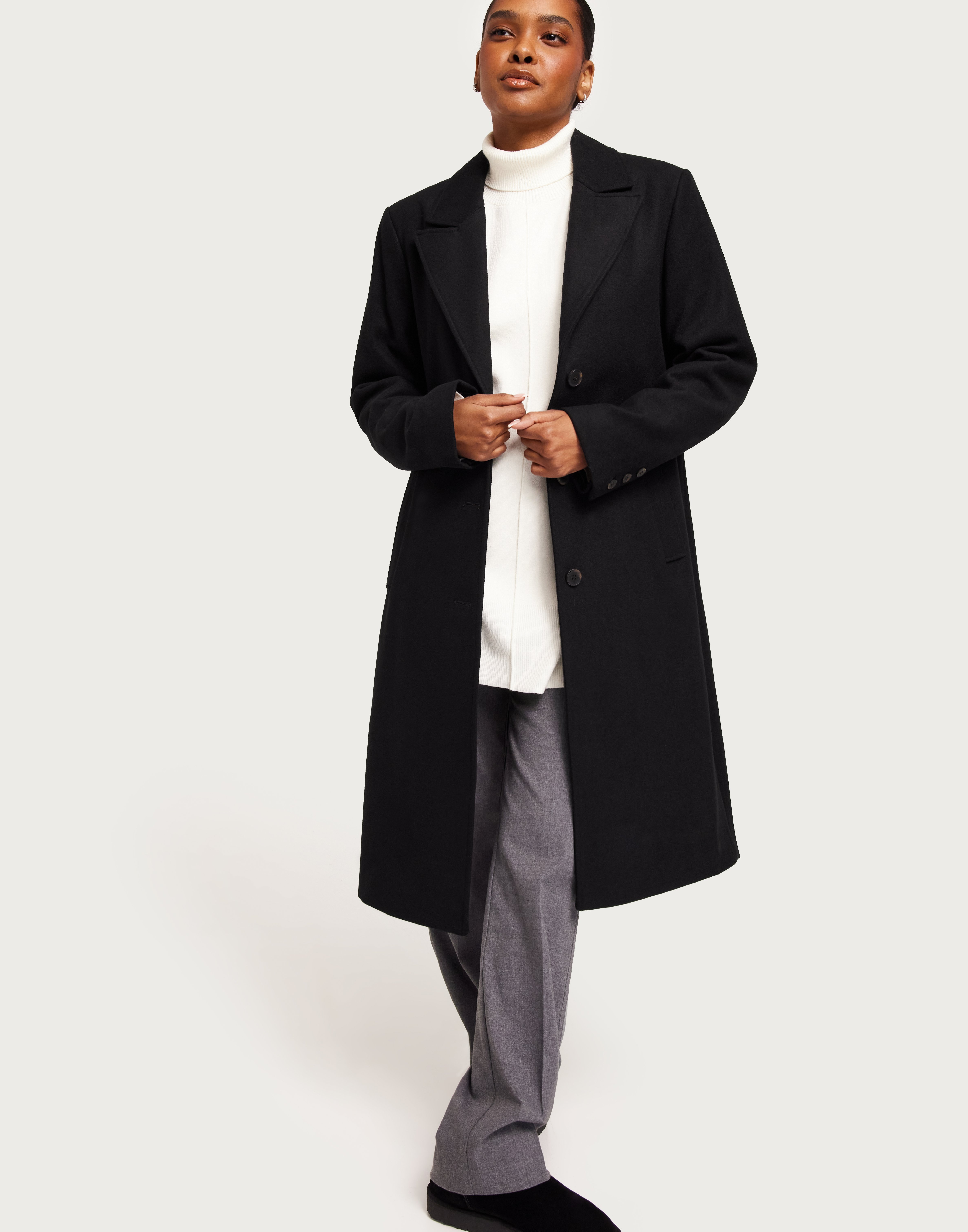 SELECTED FEMME Cappotto Lana Noos Alma – Donna – Colletto A Risvolto E Tasche – Eleganza Invernale - 4