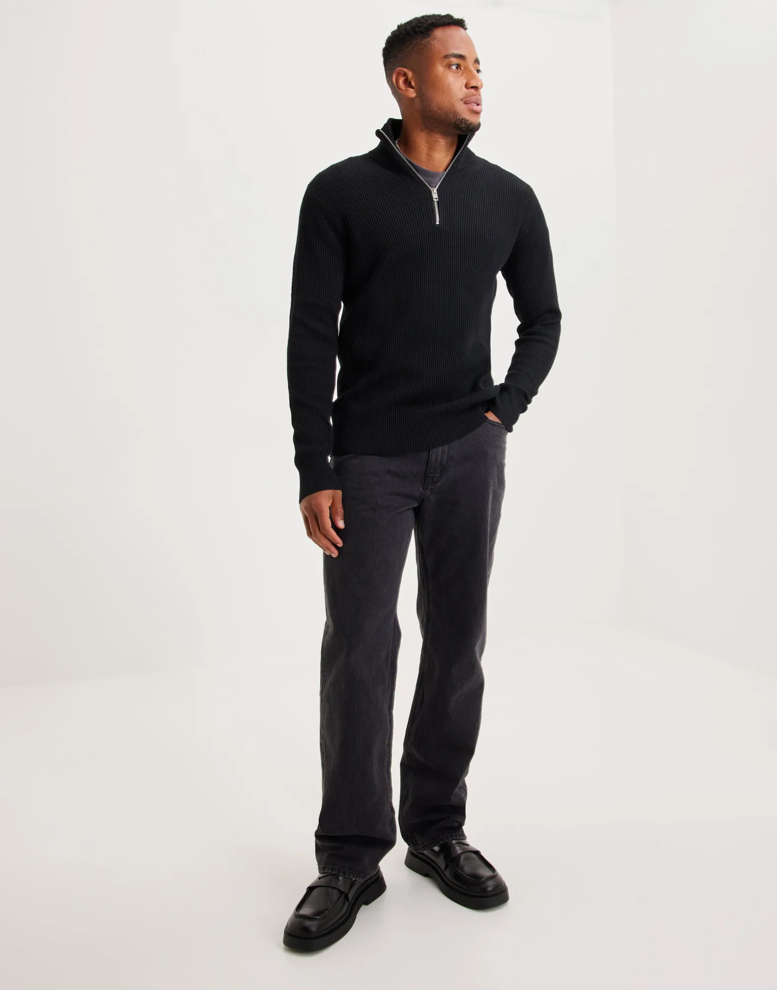 JPRCCPERFECT KNIT HALF ZIP SN