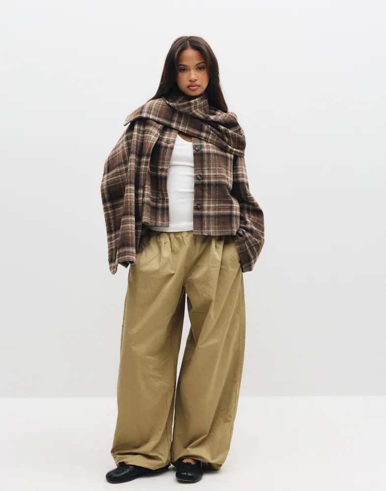 PIECES Pcamalia Short Jacket W. Scarf D2D jackor dam – bild 2