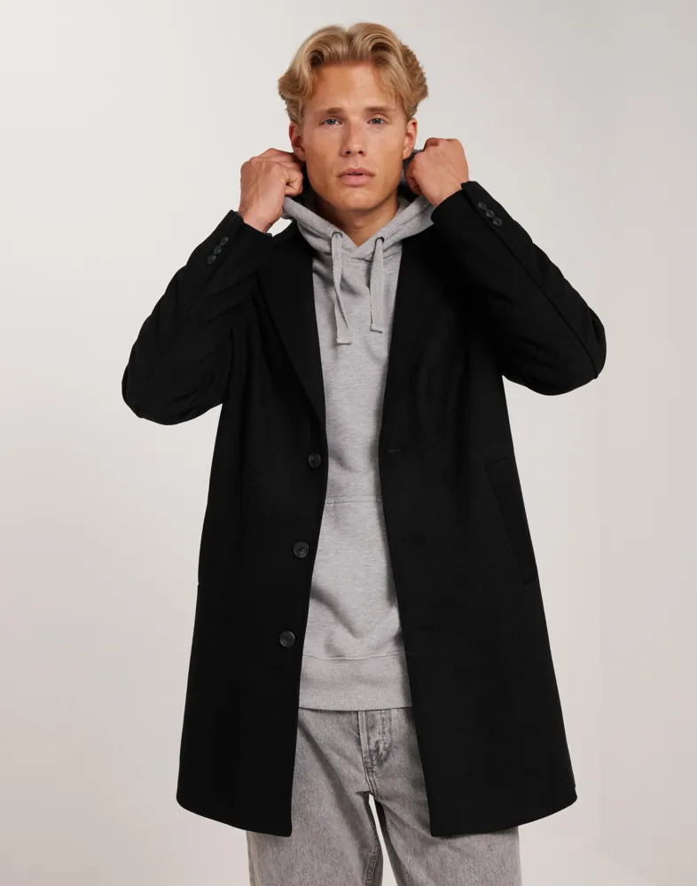 Buy Jack Jones JJEHARRISON WOOL COAT SN Black NLYMAN - Main Image