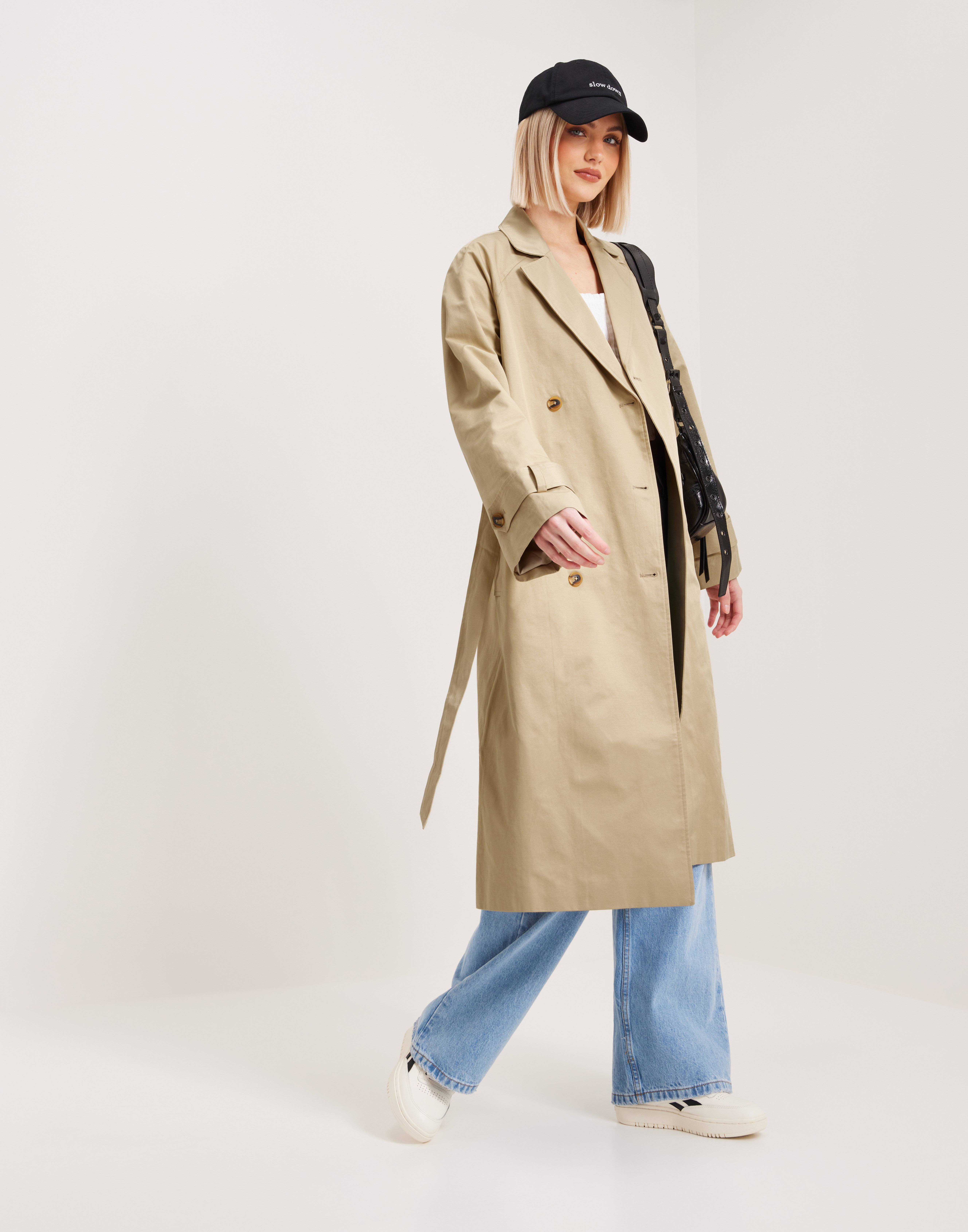 Clara Keily Trench Coat Fossil